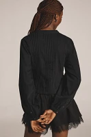 Pilcro Long-Sleeve V-Neck Blouse