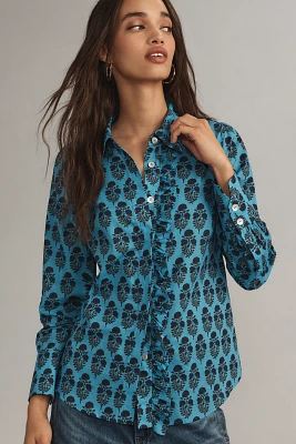 Hope for Flowers by Tracy Reese Frilled Buttondown Blouse