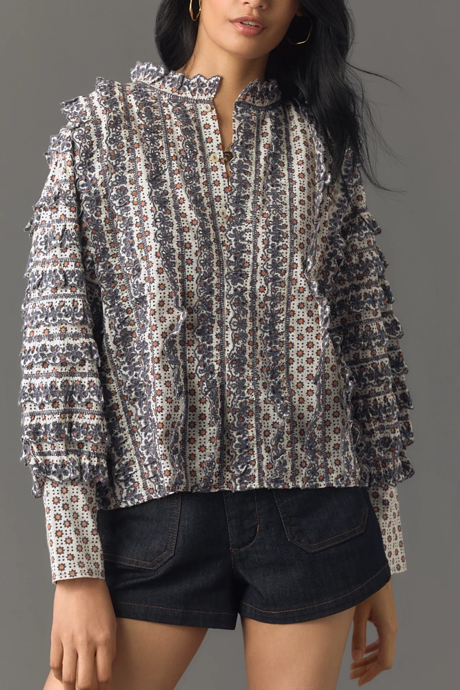 Mille Zadie Buttondown Top