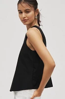 Maeve Sleeveless Cross-Back Top