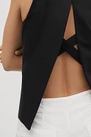 Maeve Sleeveless Cross-Back Top