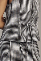 Elodie The Label Petite Britney Linen Blend Top