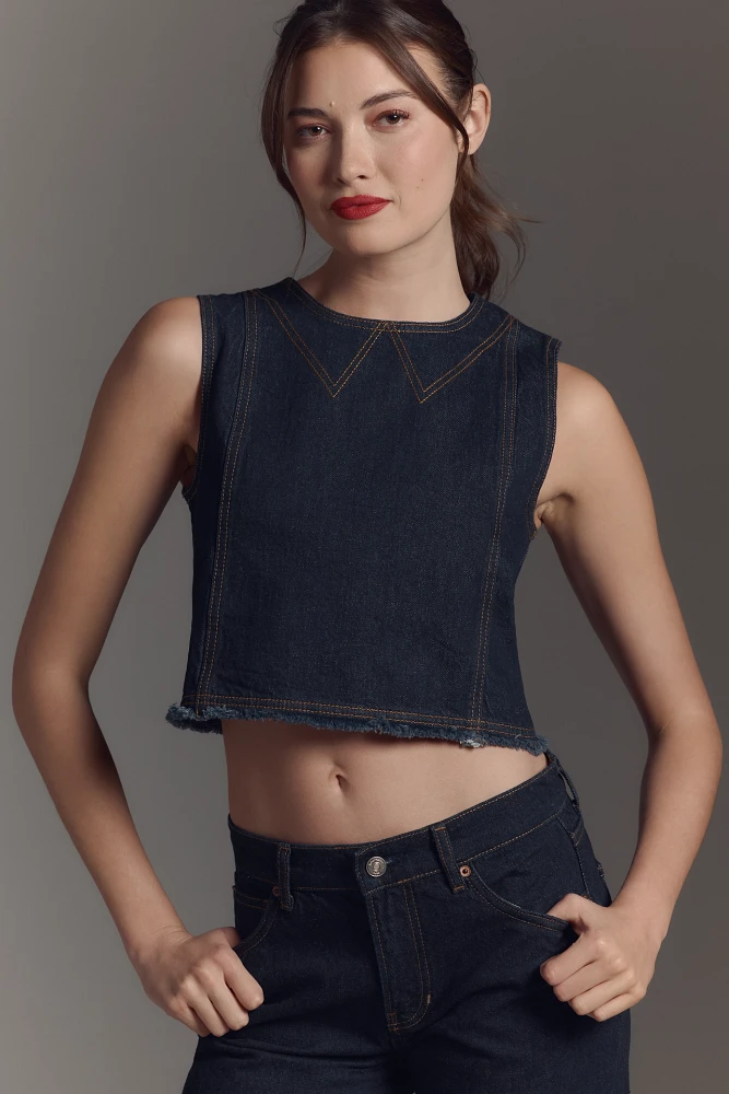 Baum und Pferdgarten Madi Denim Sleeveless Blouse