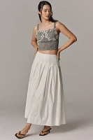 Ollari Crystal Embellished Bustier Top