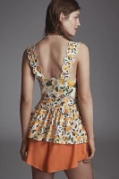 Farm Rio x Anthropologie Linen Blend Tank Top
