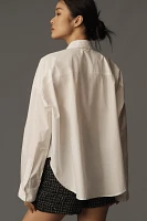 Essentiel Antwerp Hilver Embellished Placket Blouse