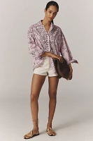 Essentiel Antwerp Bandana-Printed Buttondown Shirt