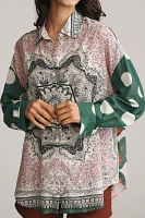 Essentiel Antwerp Printed Buttondown Blouse