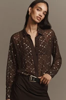 Scotch & Soda Sequin Buttondown Shirt