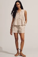 Scotch & Soda Bow-Front Peplum Tank