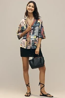 Scotch & Soda Short-Sleeve Printed Buttondown Shirt