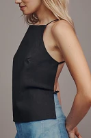 By Anthropologie Open-Back Apron Tank