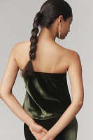 The Tilda Strapless Top: Velvet Edition