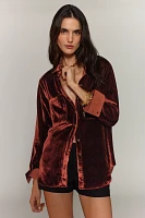 The Hadley Relaxed Buttondown Shirt by Pilcro: Velvet Edition