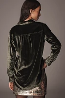 The Hadley Relaxed Buttondown Shirt by Pilcro: Velvet Edition