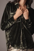 The Hadley Relaxed Buttondown Shirt by Pilcro: Velvet Edition