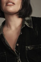 The Hadley Relaxed Buttondown Shirt by Pilcro: Velvet Edition