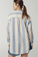 The Bennet Buttondown Shirt by Maeve: Linen Edition