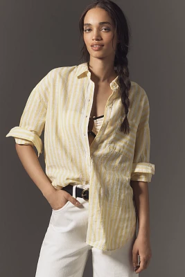 The Bennet Buttondown Shirt by Maeve: Linen Edition
