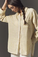 The Bennet Buttondown Shirt by Maeve: Linen Edition