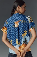 The Brenna Short-Sleeve Buttondown Shirt