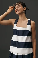 Maeve Sleeveless Square-Neck Swing Top