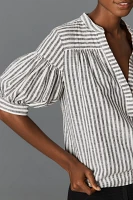 The Darcey Popover Swing Top: Linen Cotton Edition