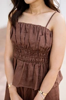 The @heynasreen Somerset Linen Blouse