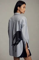 The Bennet Buttondown Shirt by Maeve: Horse-Print Edition