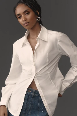 Maeve Bow-Back Tailored Shirt