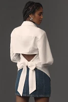 Maeve Bow-Back Tailored Shirt