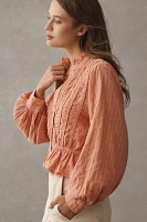 Pilcro Long-Sleeve Delicate Blouse