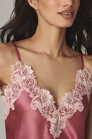 By Anthropologie Lace-Trim Bias-Cut Tank