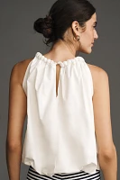 By Anthropologie Braided Bubble-Hem Tank Top