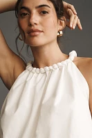 By Anthropologie Braided Bubble-Hem Tank Top