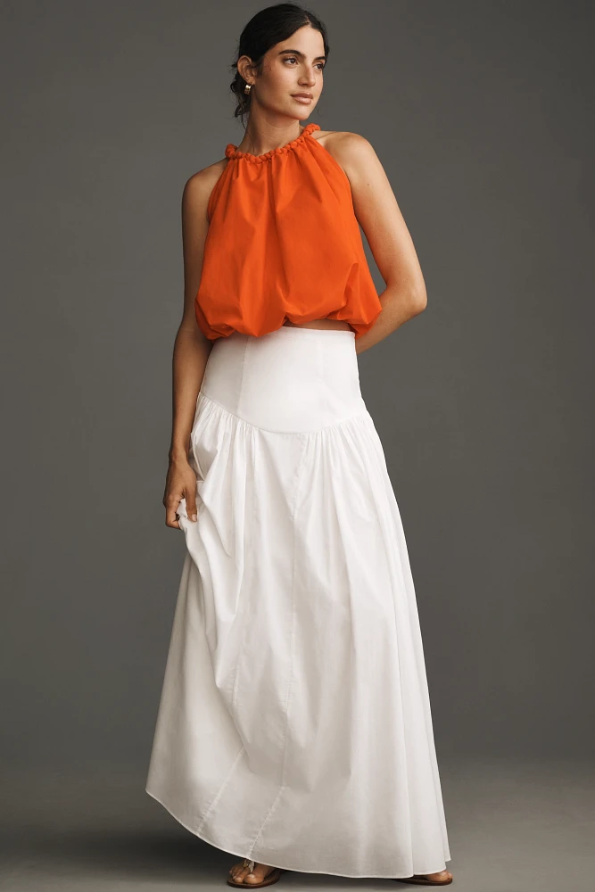 Maeve Braided Bubble-Hem Tank Top