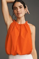 Maeve Braided Bubble-Hem Tank Top