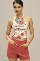 Maeve Printed Halter Top