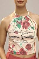Maeve Printed Halter Top