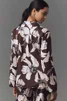 Maude Club Bodie Long-Sleeve Buttondown Shirt