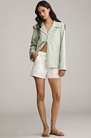 Maude Club Caspian Long-Sleeve Buttondown Blouse