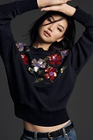 Essentiel Antwerp Graaf Floral Embroidered Sweatshirt