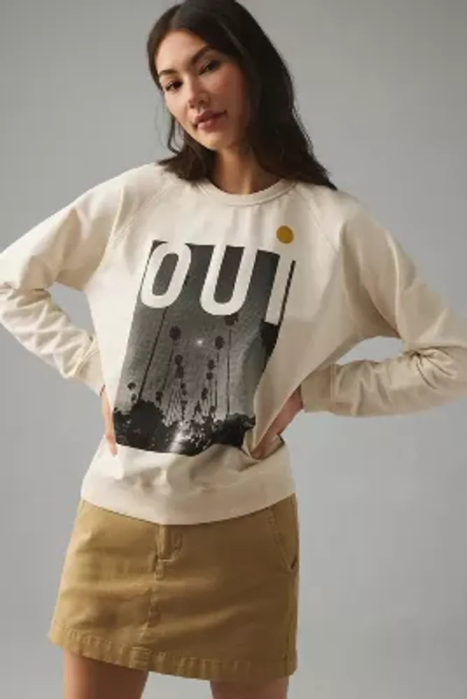 Clare V. Oui Oversized Sweatshirt