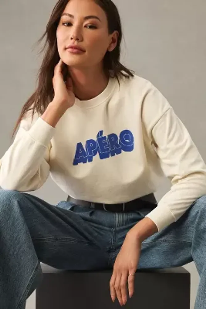 Clare V. Le Drop Apéro Sweatshirt