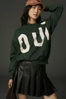 Clare V. Oversized Oui Sweatshirt