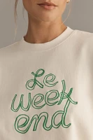 Clare V. Le Weekend Oversized Sweatshirt