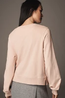 By Anthropologie Beaded Bow Sweatshirt