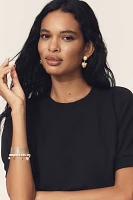 Maeve Puff-Sleeve Sweatshirt Tee