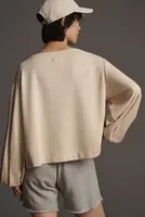 Maeve Balloon-Sleeve Sweater