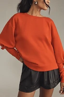 Maeve Puff-Sleeve Sweater